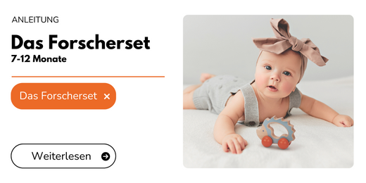 Spielanleitung & Tipps für die Entwicklungsphase von 7 bis 12 Monaten