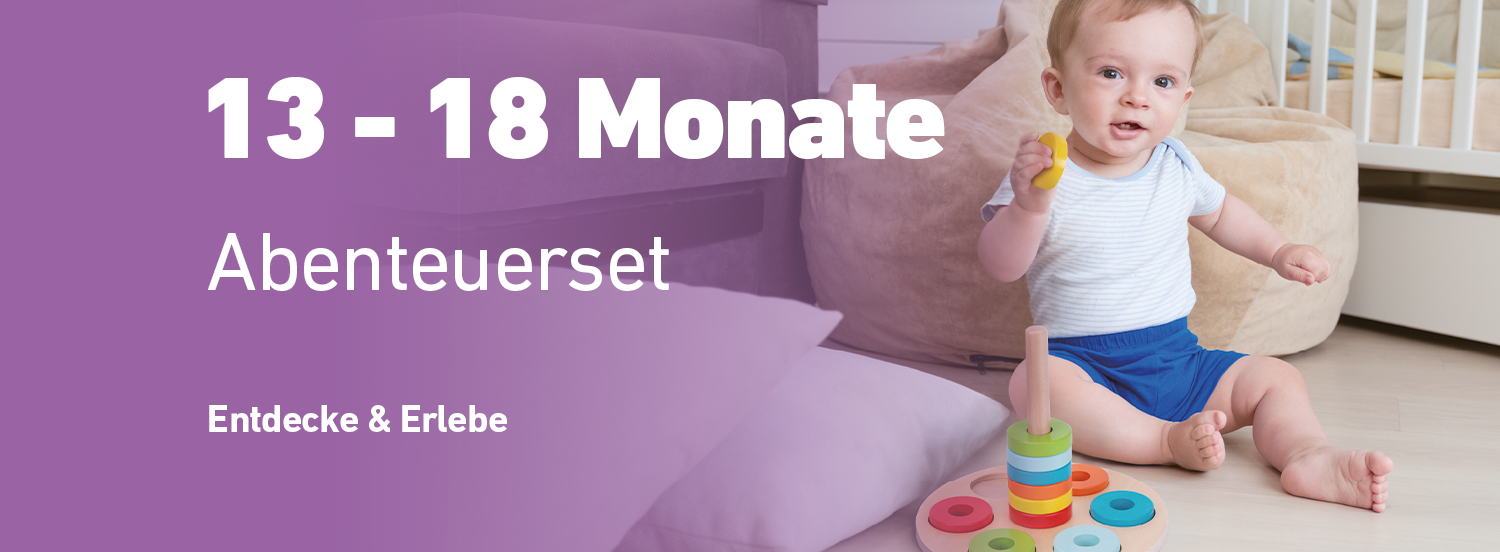 Abenteuerset - Montessori Spielset für Kleinkinder ab 12 Monate zur Förderung von Kreativität und Problemlösefähigkeiten