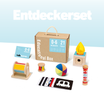 Entdeckerset - Montessori Spielset für Babys von 0-6 Monaten zur frühen Förderung