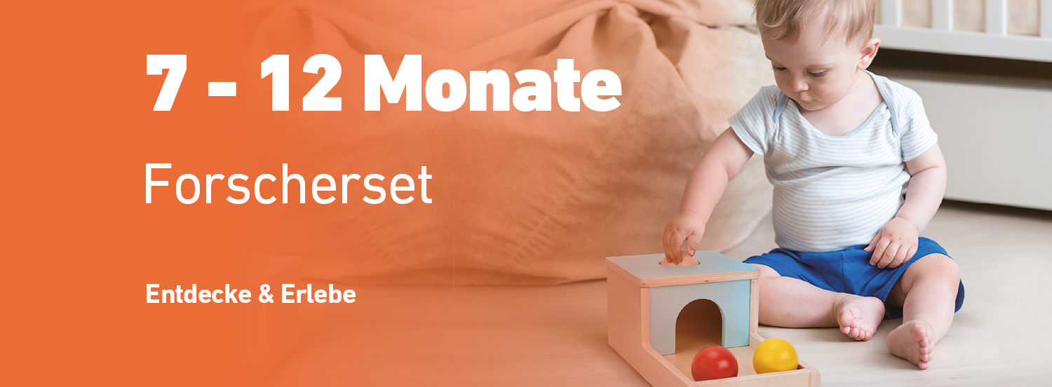 Forscherset - Montessori Spielset für Babys und Neugeborene zur kognitiven Förderung