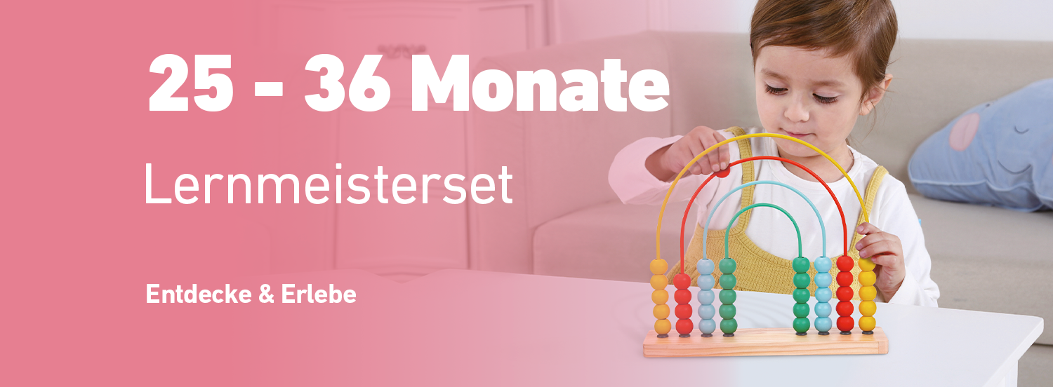 Lernmeisterset - Montessori Spielset für Kinder ab 2 Jahre zur Förderung von Kreativität und Zahlenverständnis
