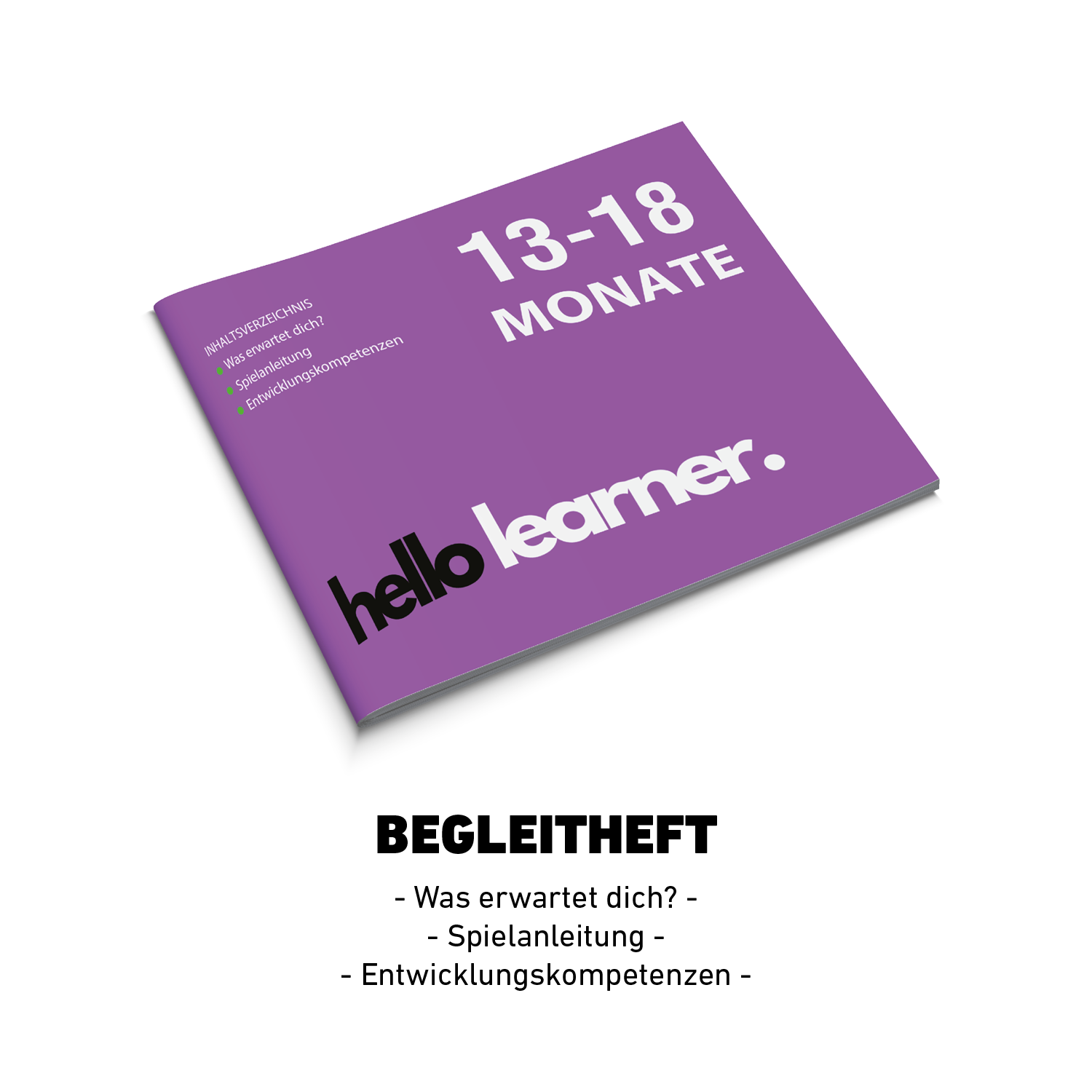 Pädagogisches Begleitheft und Spielanleitung zum Abenteuerset für Kleinkinder 13-18 Monate