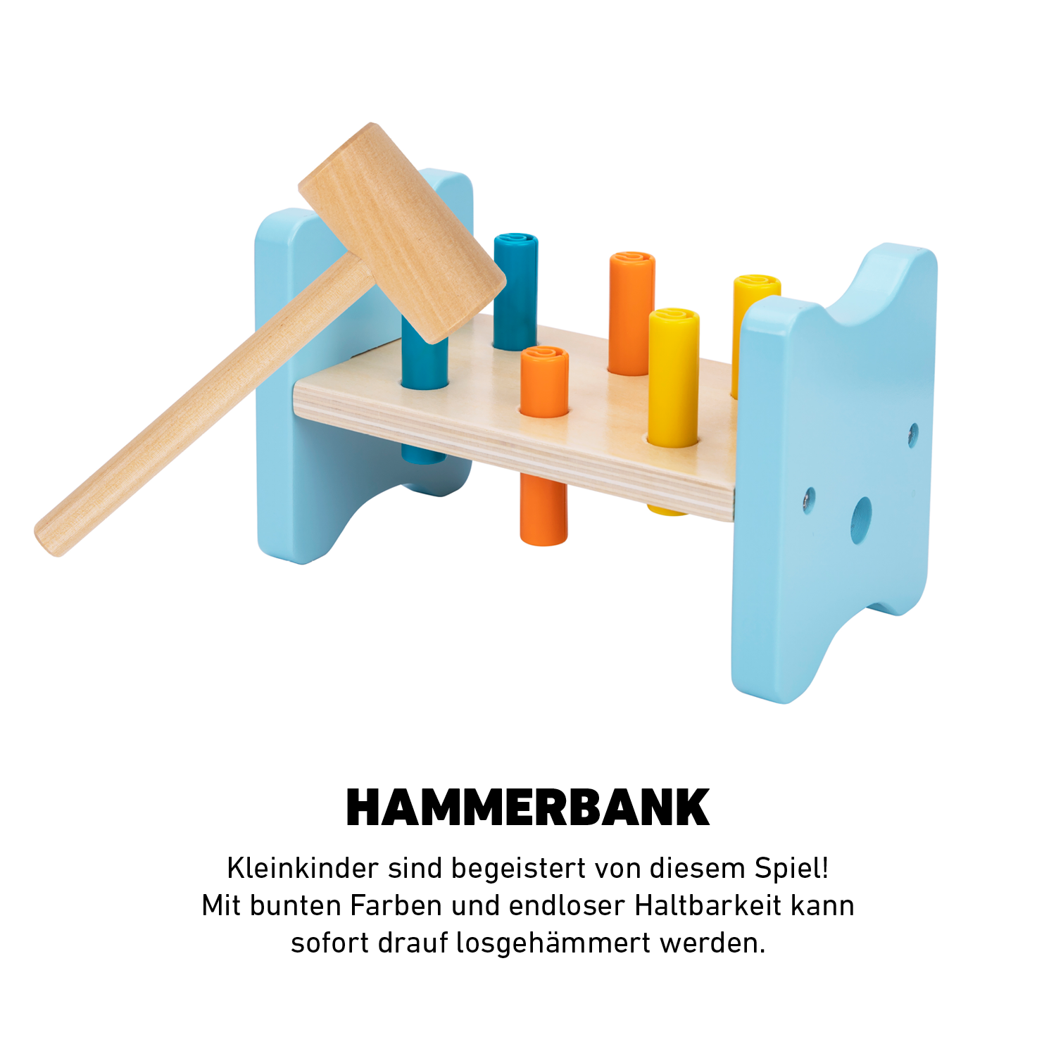 Hammerbank im Abenteuerset zur Stärkung der Handmuskulatur und Koordination